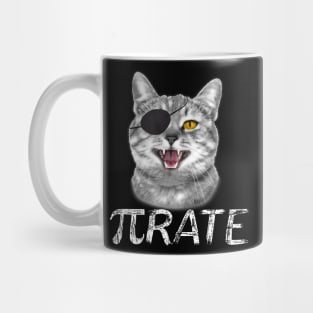 Pi Day Math Science Cat Pirate Mug